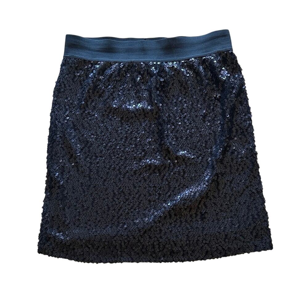 *Lauren Conrad Black Sequined Skirt Size S